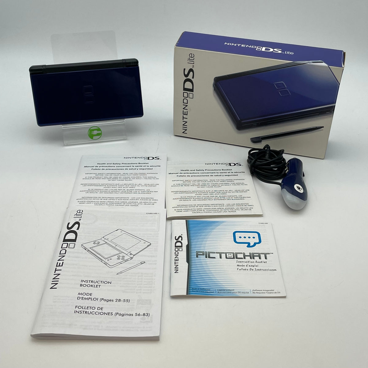 Nintendo DS Lite Handheld Game Console USG-001 Black/Blue