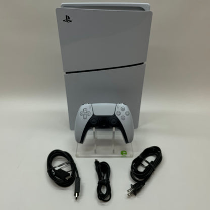 Sony PlayStation 5 Slim Disc PS5 1TB White Console Gaming System CFI-2015