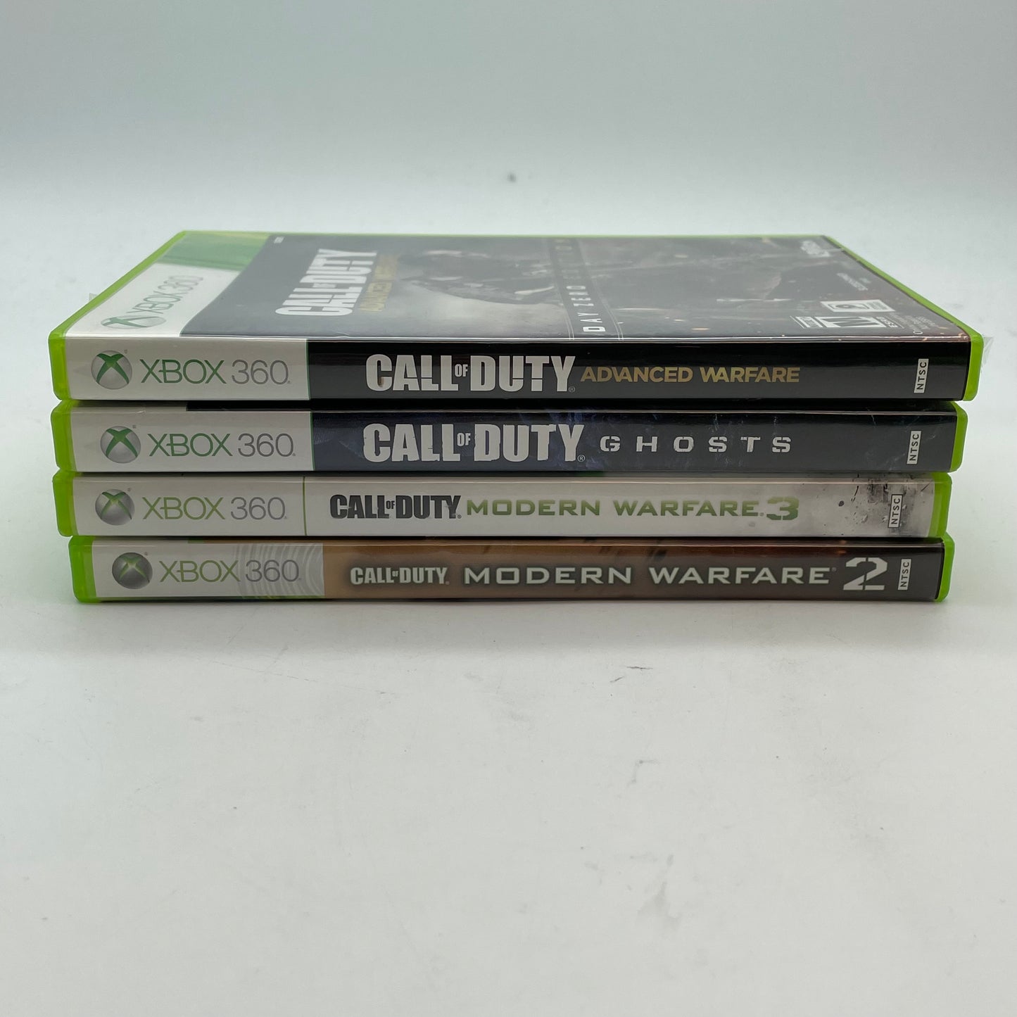 Call of Duty Modern Warfare 2-3, Ghosts, Advanced Warfare (Lot of 4) Microsoft Xbox 360 Video Game