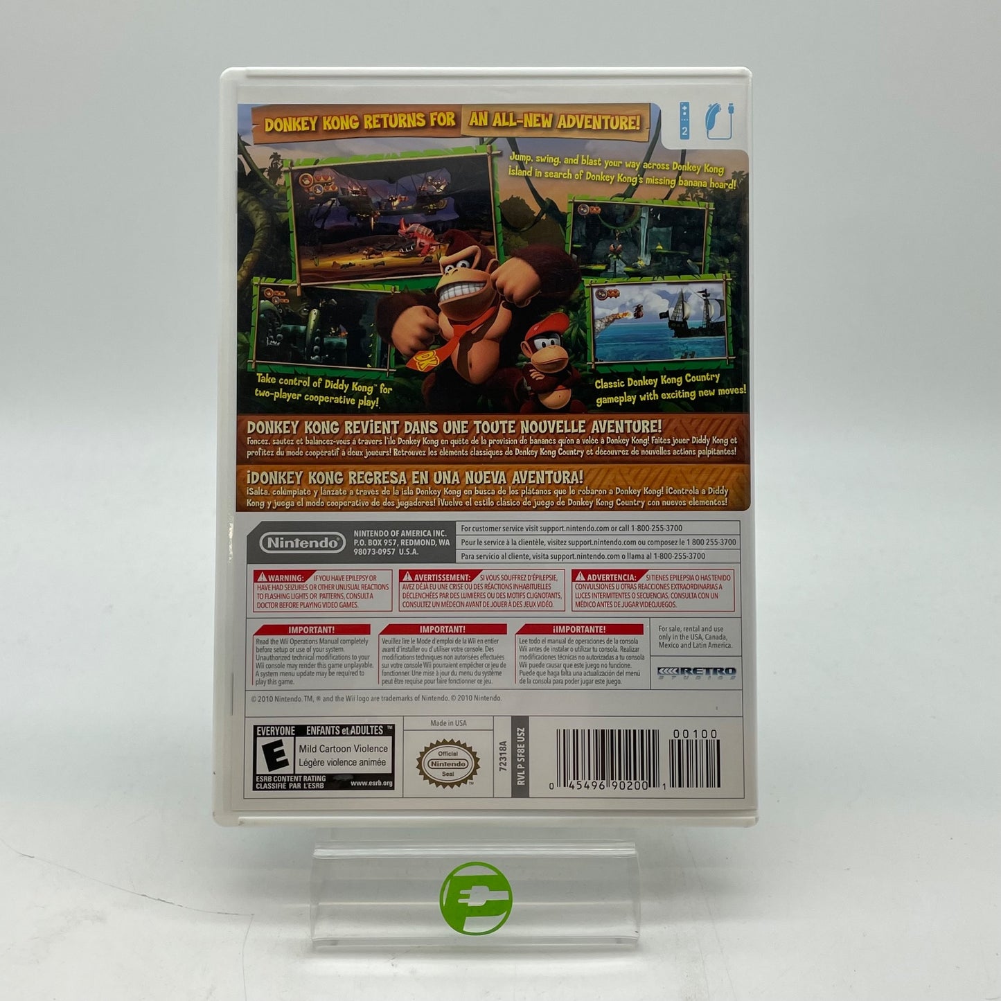Donkey Kong Country Returns (Nintendo Wii, 2010)