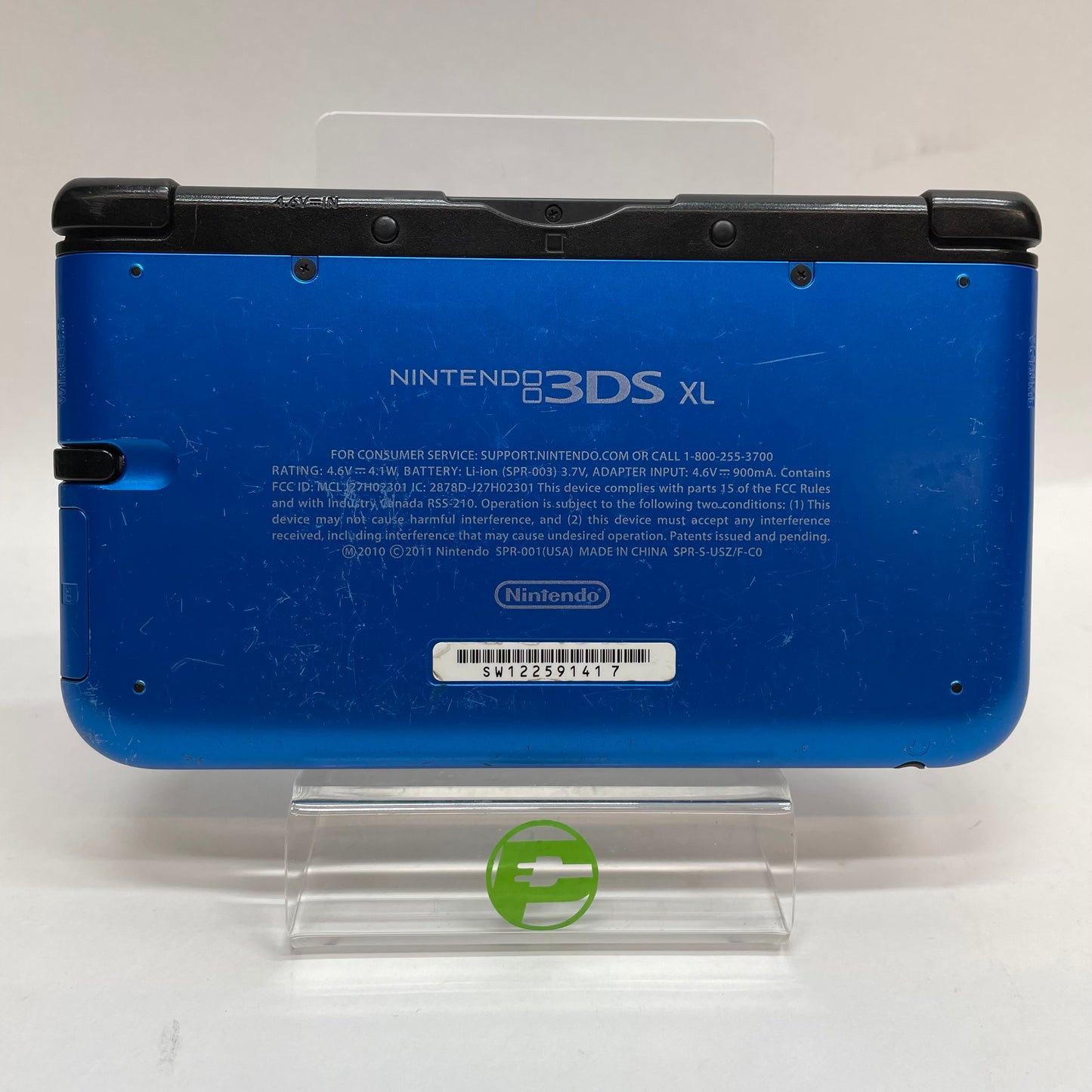 Nintendo 3DS XL Handheld Game Console Only SPR-001 Blue/Black