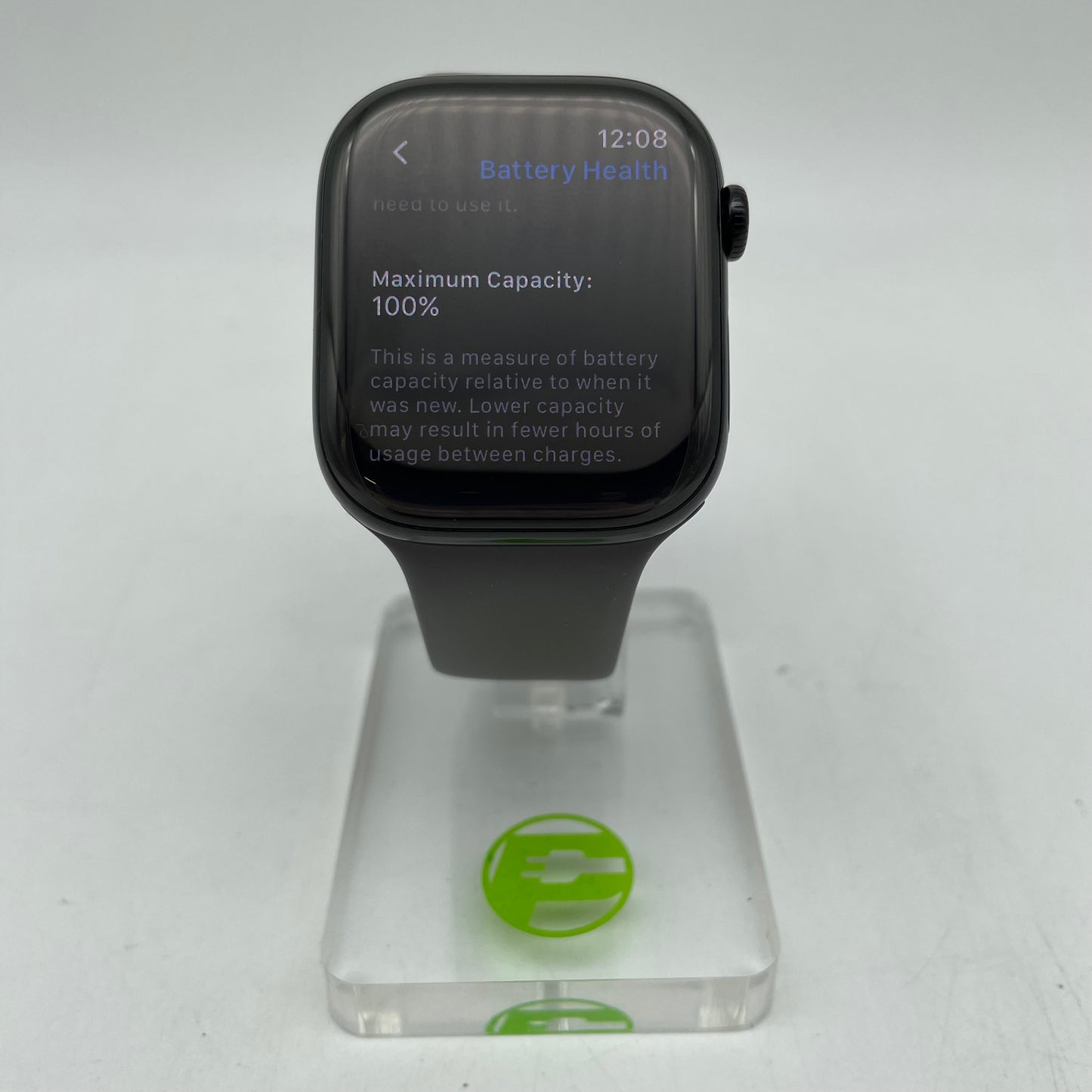 GPS Only Apple Watch Series 11 46MM Jet Black Aluminum Gray Sport Band MEW84LW/A