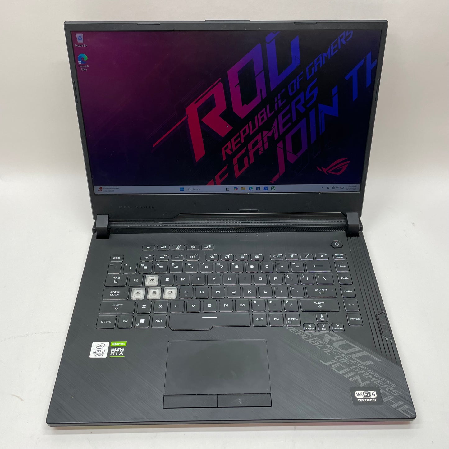 Asus ROG Strix G512LW 15.6" i7-10750H 2.6GHz 16GB RAM 1TB SSD GeForce RTX 2070