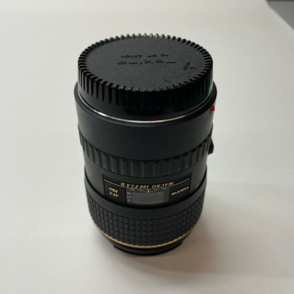 Tokina AT-X PRO 100mm f/2.8 D For Canon EF Mount Auto Lens