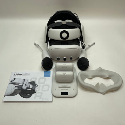 Meta Quest 3 512GB Standalone All-in-One VR Headset S3A With BOBOVR Pro Strap
