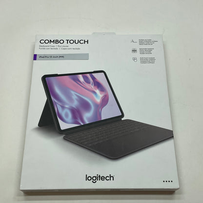 Logitech Combo Touch Detachable Keyboard Case Gray Wireless For IPad Pro 13" M4