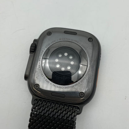 Unlocked Apple Watch Ultra 3 49MM Black Titanium Milanese Loop MF1Q4LW/A