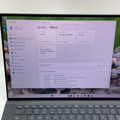 Dell Precision 5560 15.6" i9-11950H 2.6GHz 32GB RAM 512GB SSD