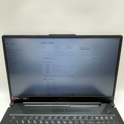 Asus TUF A17 FA706N 17.3" Ryzen 5 7535HS 3.3GHz 8GB RAM 512GB GeForce RTX 2050