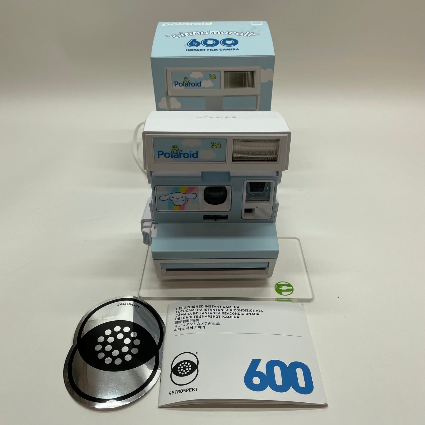 Polaroid x Cinnamoroll 600 Instant Film Camera Refurbished by Retrospekt