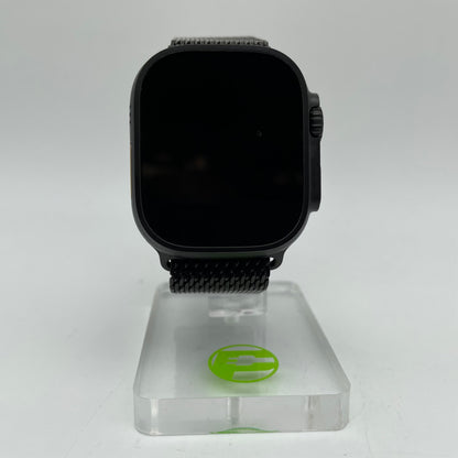 Unlocked Apple Watch Ultra 3 49MM Black Titanium Milanese Loop MF1Q4LW/A