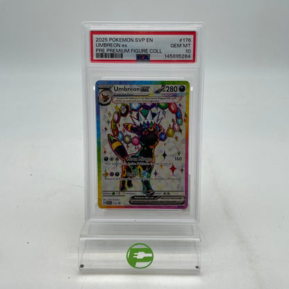 Pokémon TCG Scarlet & Violet Umbreon ex 176 Regular English PSA 10
