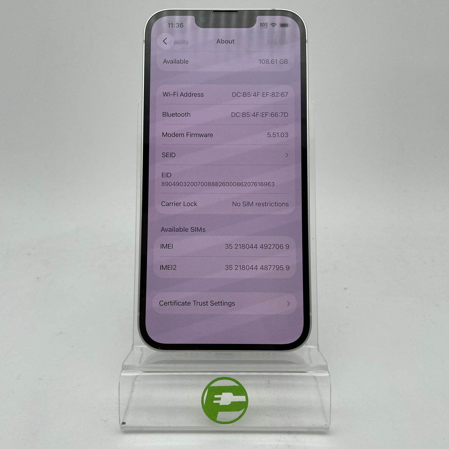Factory Unlocked Apple iPhone 13 128GB Starlight MLA43LL/A