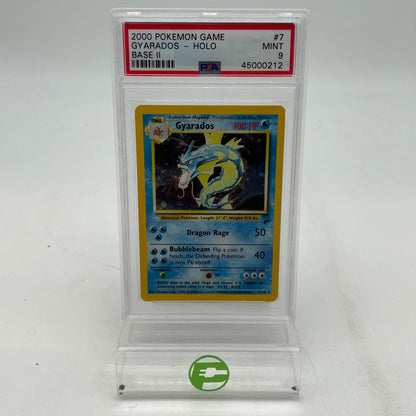 Pokémon TCG Base Set 2 Gyarados 7 Holo English PSA 9