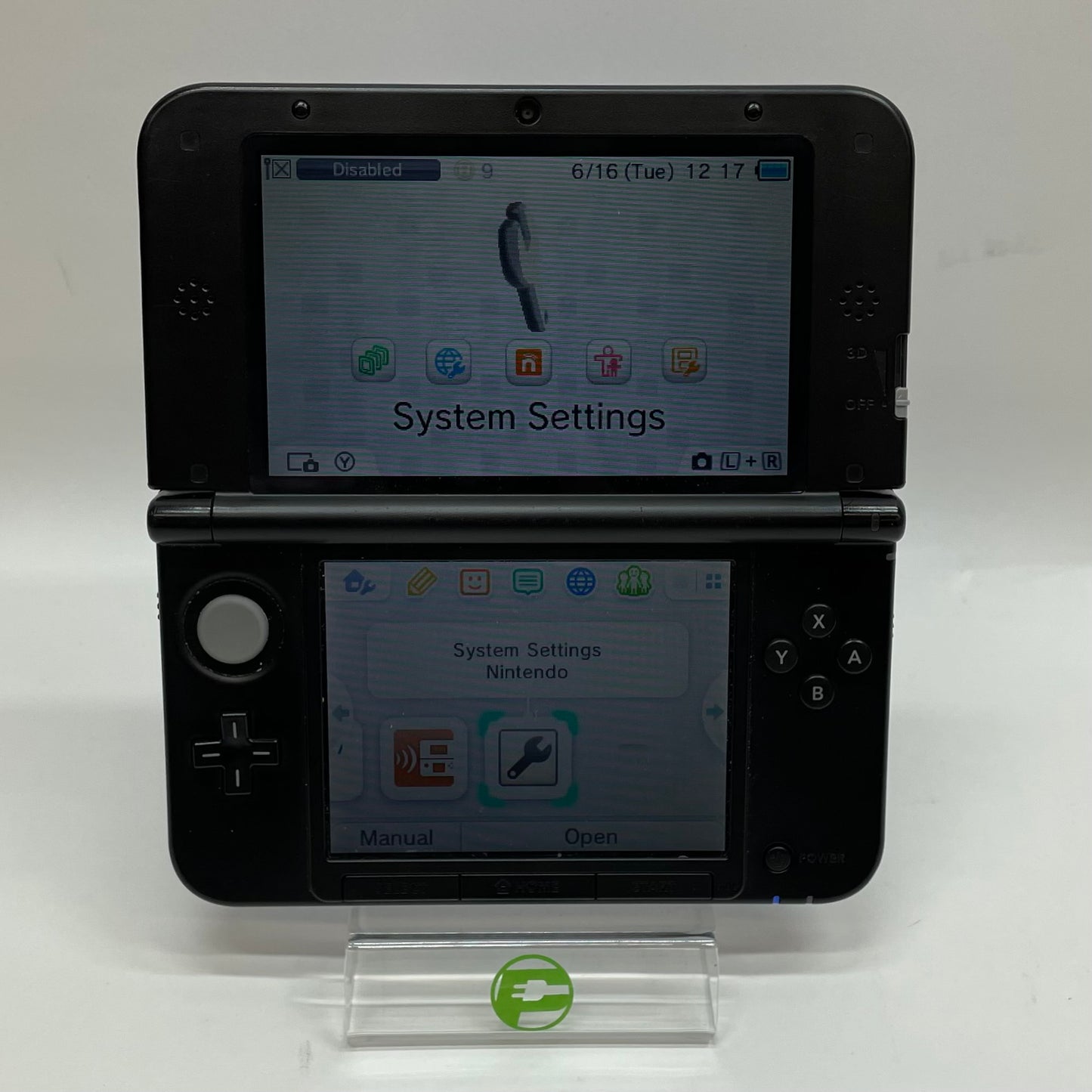Nintendo 3DS XL Handheld Game Console Only SPR-001 Blue/Black