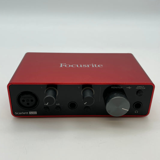 Focusrite Scarlett Solo Audio Interface HP123FX