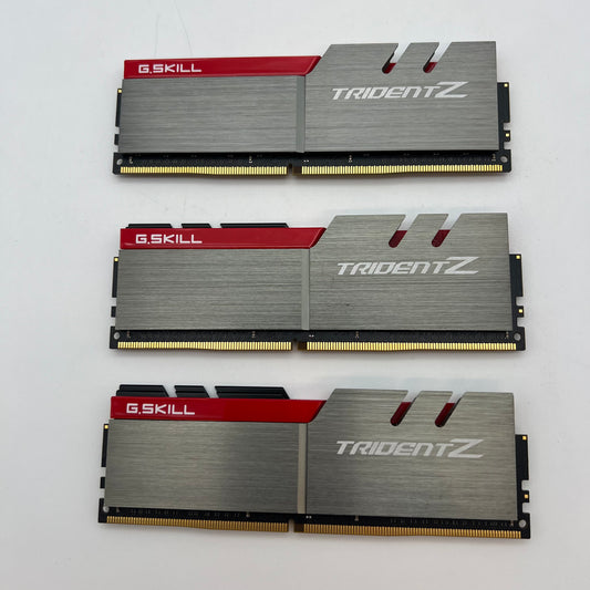 G.Skill TridentZ 24GB (3x8GB) RAM DDR4 3200MHz F4-3200C16Q-32GTZB Memory Kit (Copy)